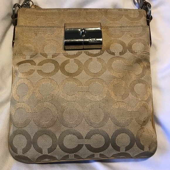 COACH Signature C Monogram Crossbody Bag - Picture 2 of 8
